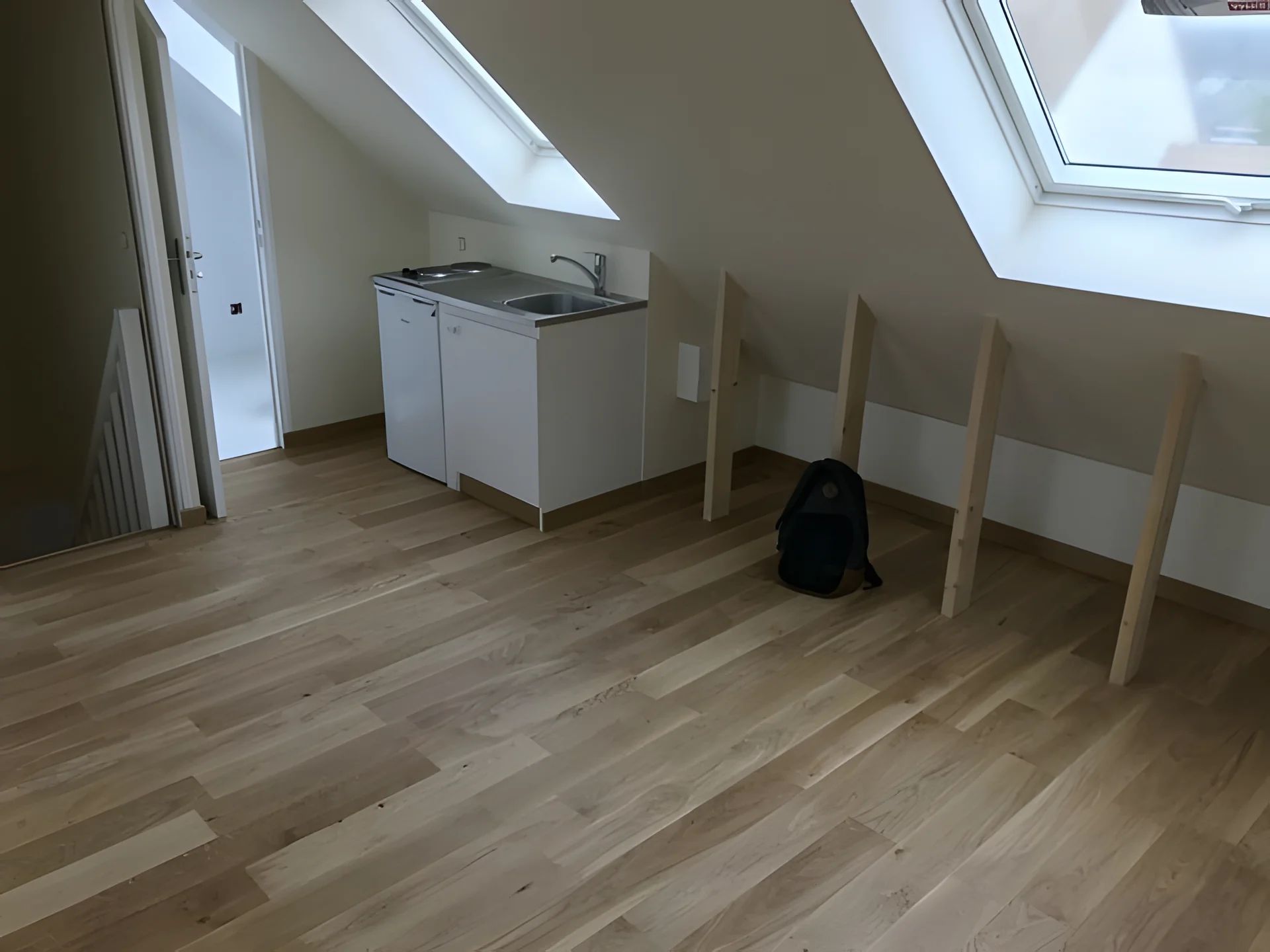 Parquet dans des combles aménagés